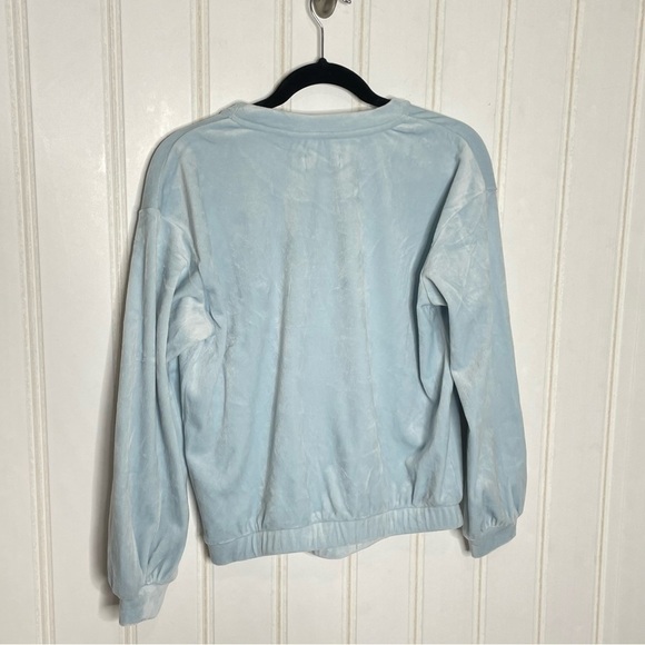 UGG Shanara Stretch Velour Top in Pool Blue XS 575 - Picture 6 of 10